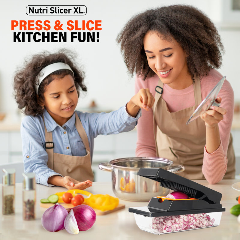 AsSeenOnTv Nutrislicer Xl All In 1 Mandoline Slicer And Vegetable